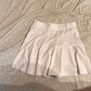 Chic White Skater Skirt